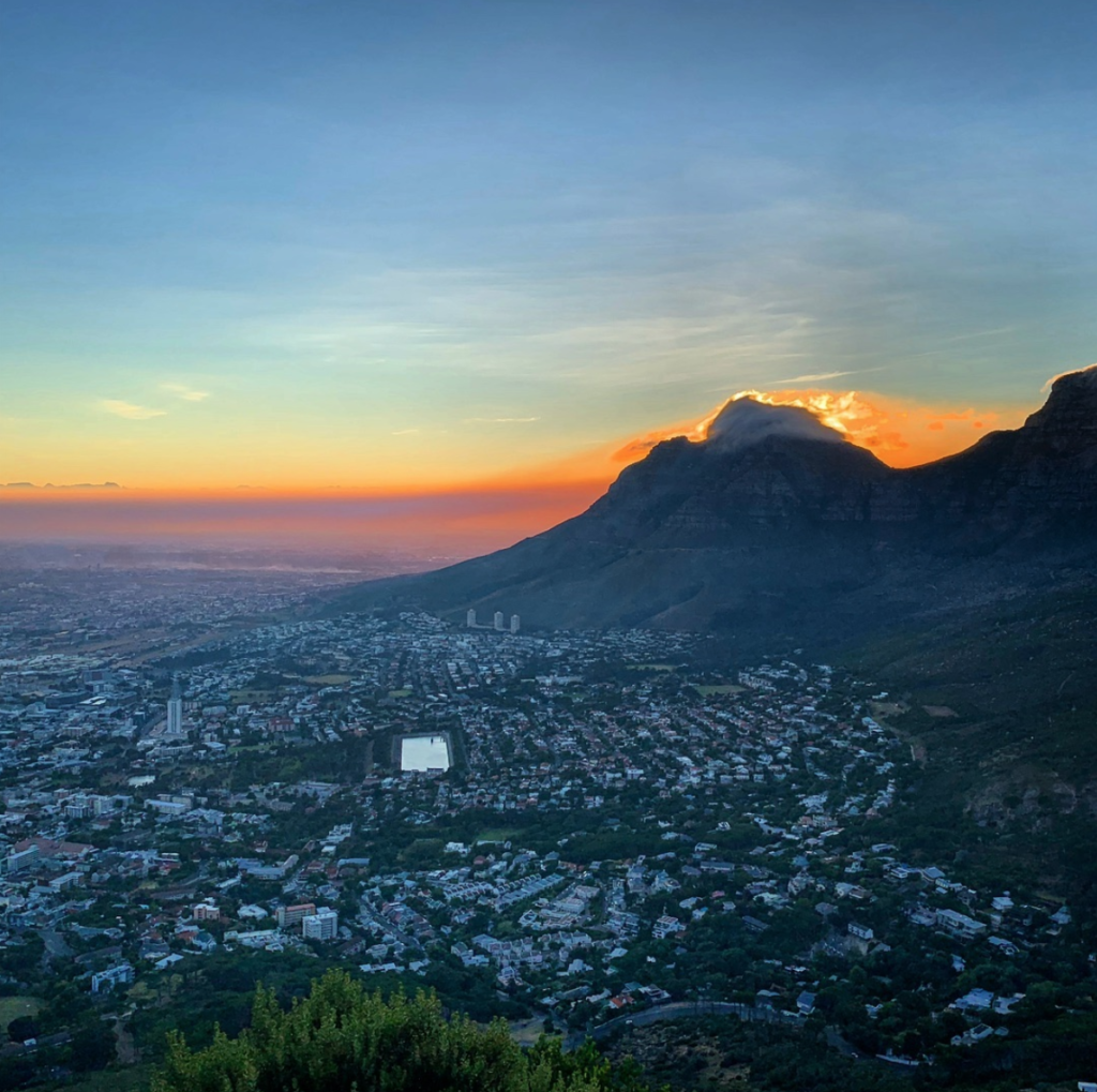 Sunrise and Sunset in Cape Town - Points North